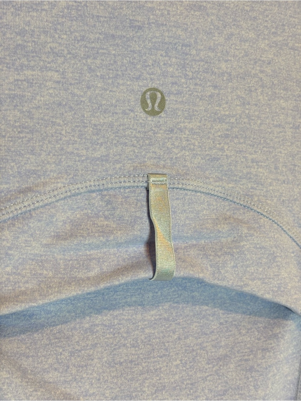 Lululemon Lavender Purple Mock Neck Full Zip Long Sleeve Fold Over Cuff Top 8 - Picture 6 of 8